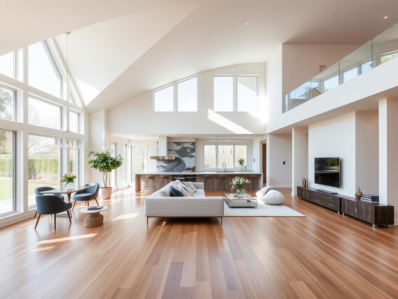 Modern interior built by JS Contracting